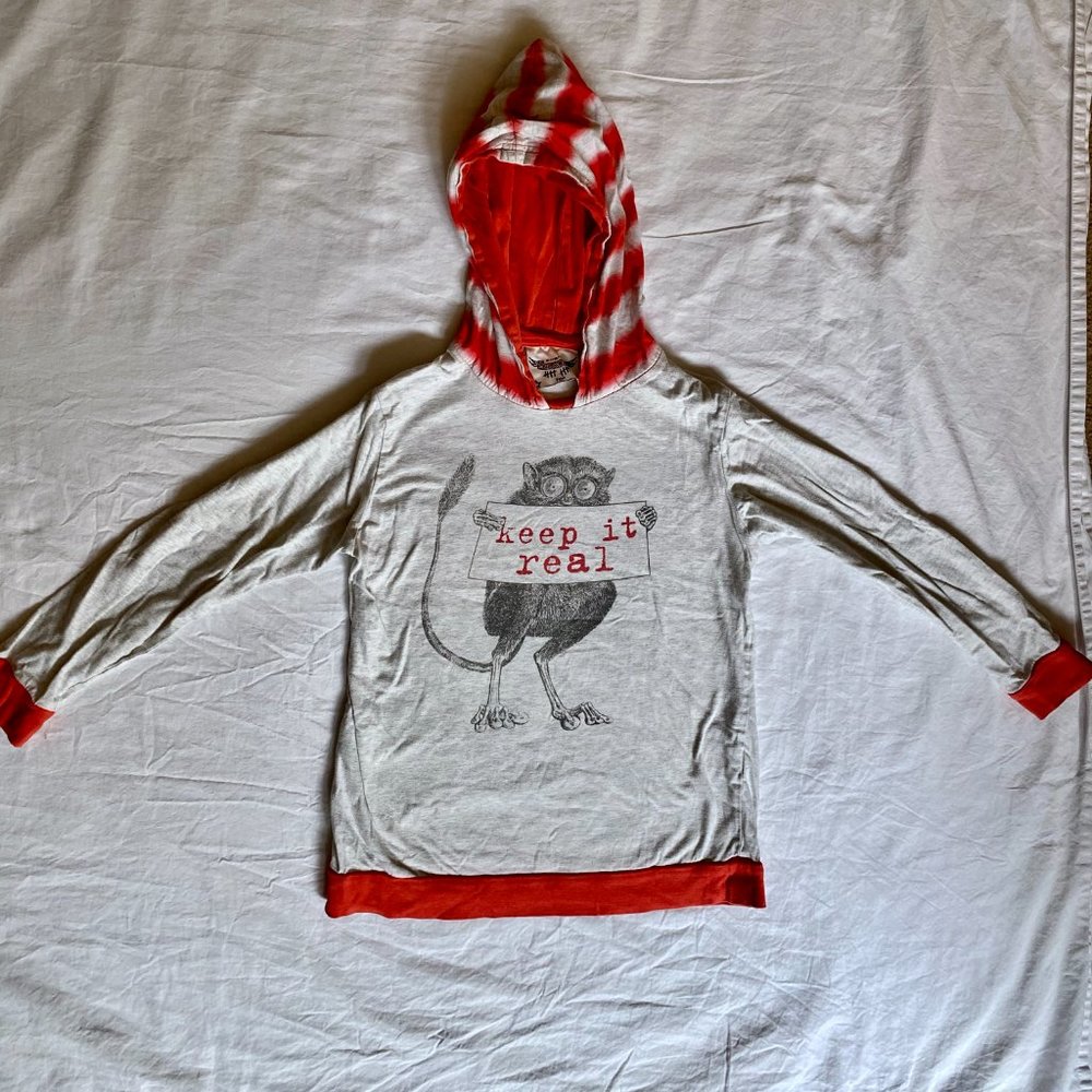 Paper Wings Keep It Real Organic Cotton Hoodie